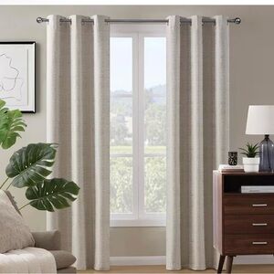 Curtains 2 panels 38x63” Grommet Curtains Blackout NWT